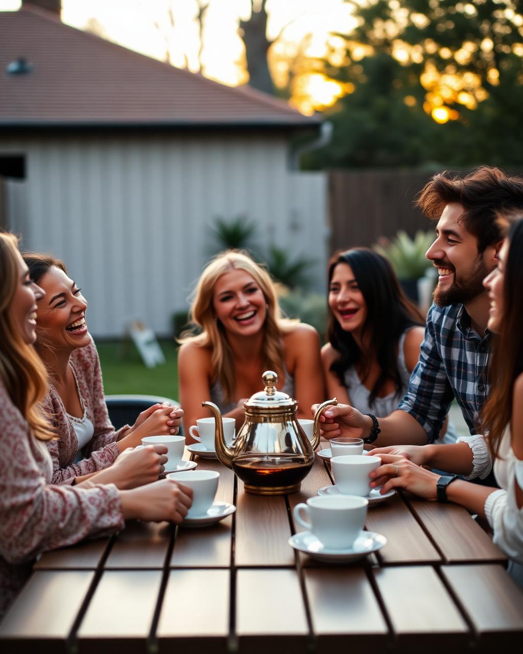 Sunset tea with my closest people
